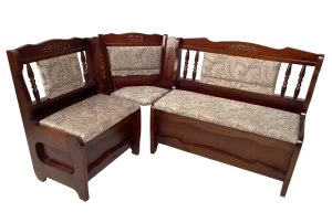 Угол Кухонный №2 (Красный грецкий орех, Corretto RJB 15) (1)