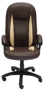 Кресло Офисное Brindisi 1310*480*630 (, коричневый/бежевый к/з, в пакетах)