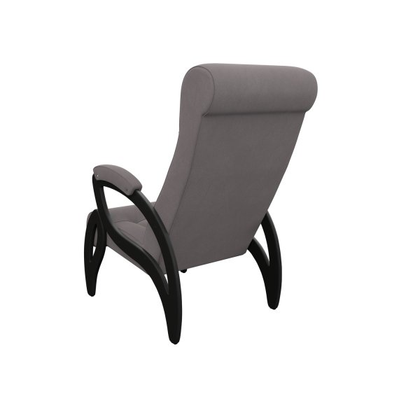 Кресло Модель 51, не раскладное, ппу (, 990*870*585, Ткань производства  венге/ткань Verona Antrazite Grey//, в пакетах)